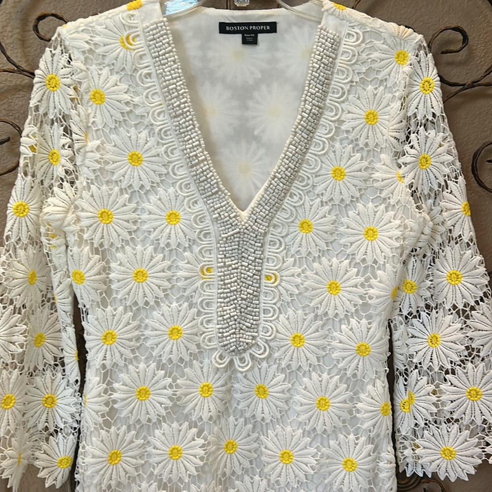 Like new! Boston Proper Daisy Dress - Picture 2 of 7